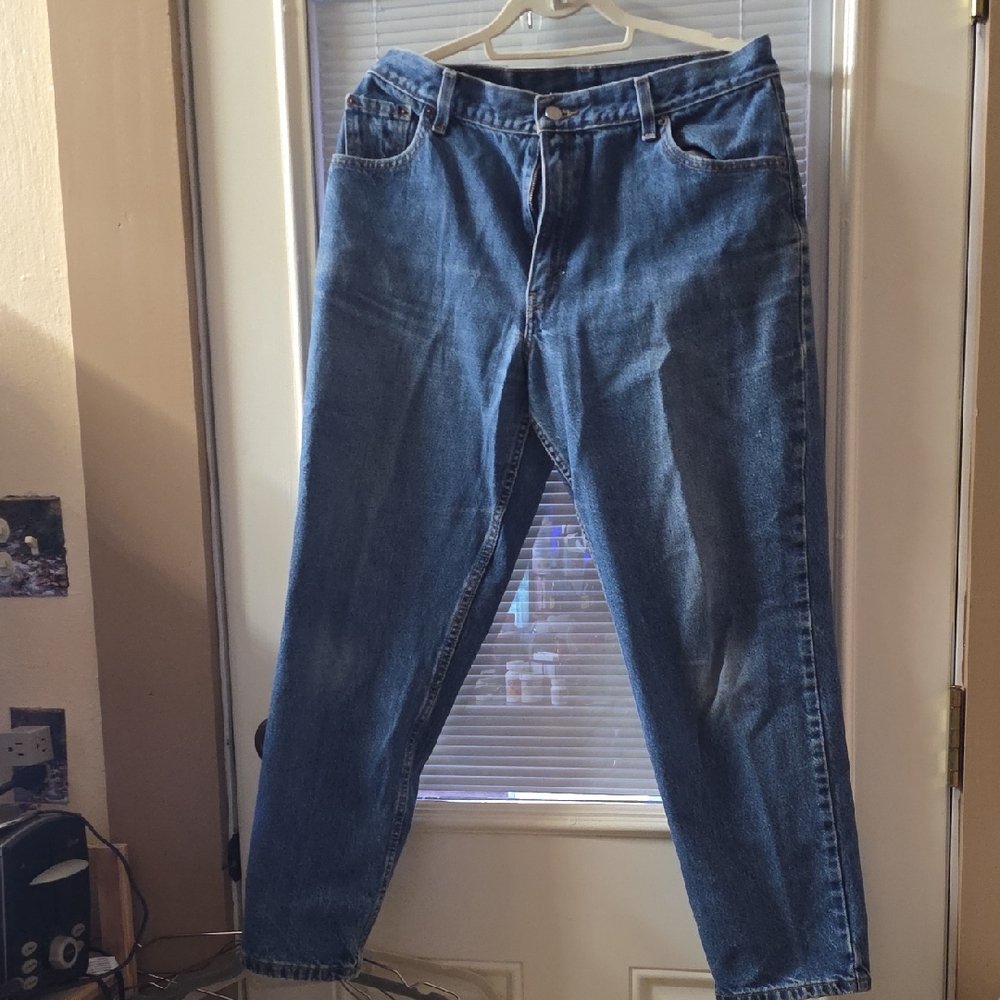 Levi's Relaxed Fit Blue Jeans for Women